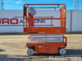 2019 Snorkel S3219E Manlifts For Auction: Leeds, UK – 30th April, 1st, 2nd & 3rd May 25 full