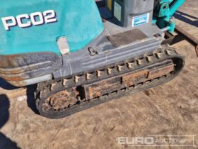 Komatsu PC02-1A Micro Excavators For Auction: Leeds, UK – 30th April, 1st, 2nd & 3rd May 25 full