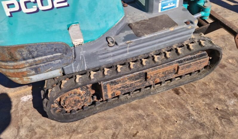 Komatsu PC02-1A Micro Excavators For Auction: Leeds, UK – 30th April, 1st, 2nd & 3rd May 25 full