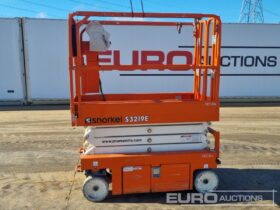 2019 Snorkel S3219E Manlifts For Auction: Leeds, UK – 30th April, 1st, 2nd & 3rd May 25 full