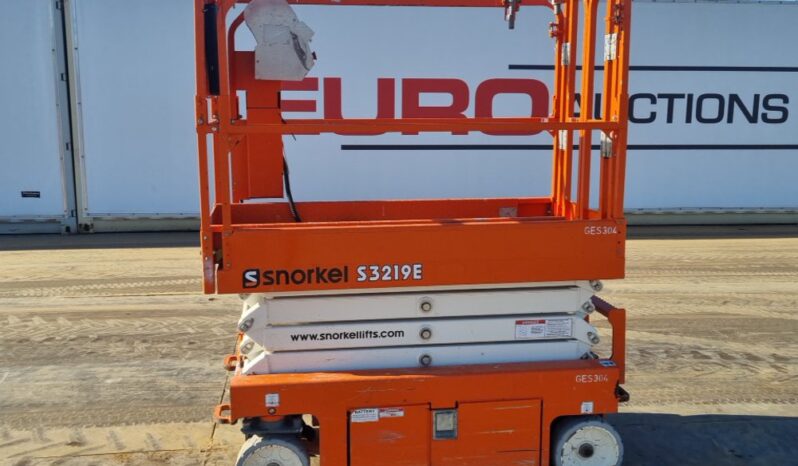 2019 Snorkel S3219E Manlifts For Auction: Leeds, UK – 30th April, 1st, 2nd & 3rd May 25 full
