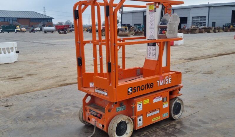 2020 Snorkel TM12E Manlifts For Auction: Leeds, UK – 30th April, 1st, 2nd & 3rd May 25 full