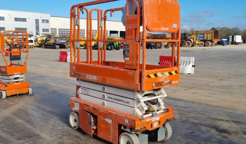 2019 Snorkel S3219E Manlifts For Auction: Leeds, UK – 30th April, 1st, 2nd & 3rd May 25 full