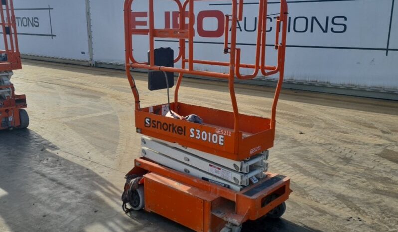 2018 Snorkel S3010E Manlifts For Auction: Leeds, UK – 30th April, 1st, 2nd & 3rd May 25 full