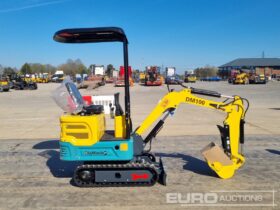 Unused 2025 DigMaster DM100 Micro Excavators For Auction: Leeds, UK – 30th April, 1st, 2nd & 3rd May 25 full