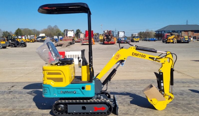 Unused 2025 DigMaster DM100 Micro Excavators For Auction: Leeds, UK – 30th April, 1st, 2nd & 3rd May 25 full