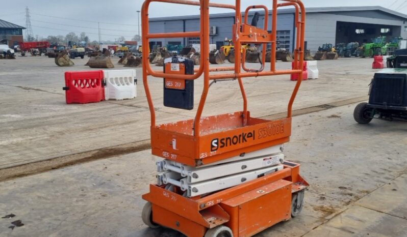 2018 Snorkel S3010E Manlifts For Auction: Leeds, UK – 30th April, 1st, 2nd & 3rd May 25 full