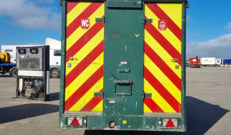 Securi-cabin Single Axle Welfare Unit, Kitchen, W/C, Drying Room, Stephill 6kVA Generator (Cannot Be Reconsigned) Containers For Auction: Leeds, UK – 30th April, 1st, 2nd & 3rd May 25 full