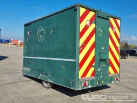 Securi-cabin Single Axle Welfare Unit, Kitchen, W/C, Drying Room, Stephill 6kVA Generator (Cannot Be Reconsigned) Containers For Auction: Leeds, UK – 30th April, 1st, 2nd & 3rd May 25 full