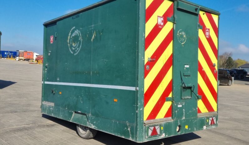 Securi-cabin Single Axle Welfare Unit, Kitchen, W/C, Drying Room, Stephill 6kVA Generator (Cannot Be Reconsigned) Containers For Auction: Leeds, UK – 30th April, 1st, 2nd & 3rd May 25 full