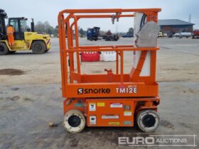 2020 Snorkel TM12E Manlifts For Auction: Leeds, UK – 30th April, 1st, 2nd & 3rd May 25 full