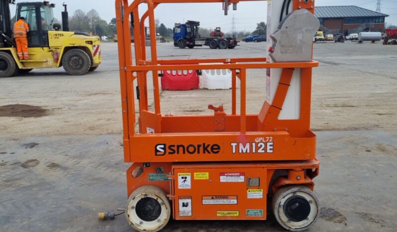 2020 Snorkel TM12E Manlifts For Auction: Leeds, UK – 30th April, 1st, 2nd & 3rd May 25 full