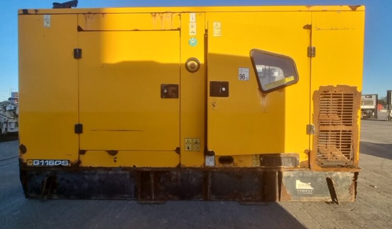 2017 JCB G116QS Generators For Auction: Leeds, UK – 30th April, 1st, 2nd & 3rd May 25 full