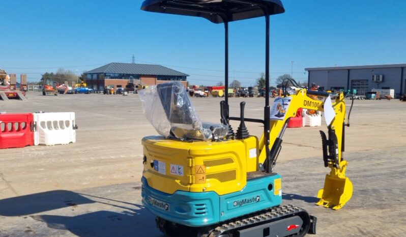 Unused 2025 DigMaster DM100 Micro Excavators For Auction: Leeds, UK – 30th April, 1st, 2nd & 3rd May 25 full