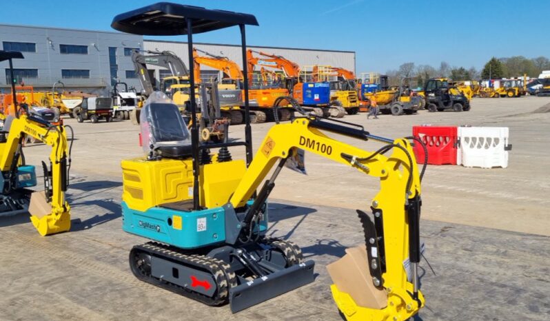Unused 2025 DigMaster DM100 Micro Excavators For Auction: Leeds, UK – 30th April, 1st, 2nd & 3rd May 25 full