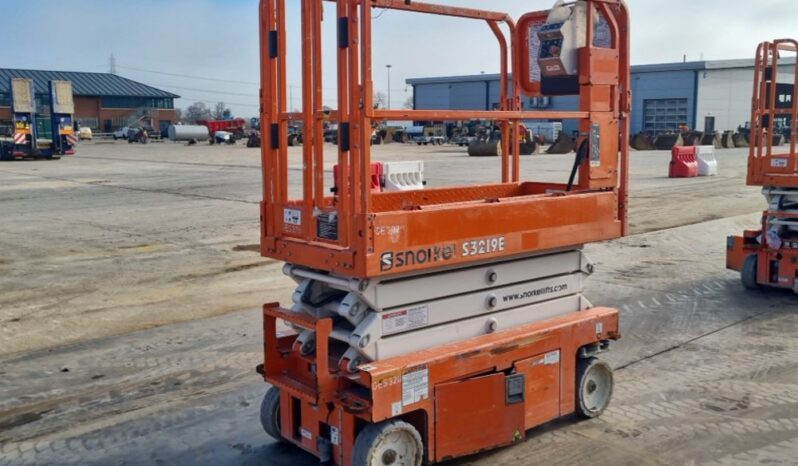 2019 Snorkel S3219E Manlifts For Auction: Leeds, UK – 30th April, 1st, 2nd & 3rd May 25 full