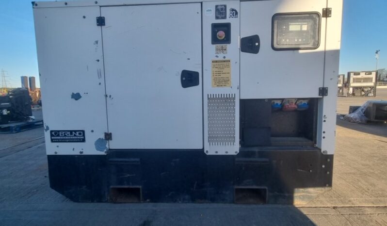 Bruno 60kVA Generator, 4 Cylinder Engine Generators For Auction: Leeds, UK – 30th April, 1st, 2nd & 3rd May 25 full
