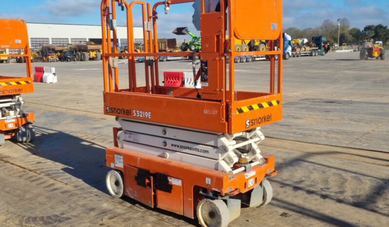 2019 Snorkel S3219E Manlifts For Auction: Leeds, UK – 30th April, 1st, 2nd & 3rd May 25 full
