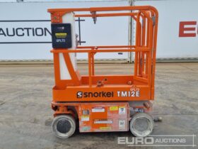 2020 Snorkel TM12E Manlifts For Auction: Leeds, UK – 30th April, 1st, 2nd & 3rd May 25 full