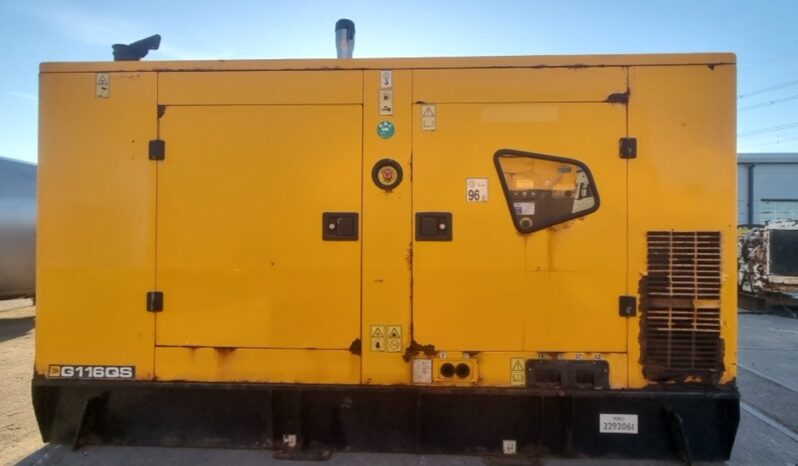 2012 JCB G116QS Generators For Auction: Leeds, UK – 30th April, 1st, 2nd & 3rd May 25 full