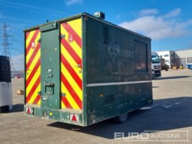 Securi-cabin Single Axle Welfare Unit, Kitchen, W/C, Drying Room, Stephill 6kVA Generator (Cannot Be Reconsigned) Containers For Auction: Leeds, UK – 30th April, 1st, 2nd & 3rd May 25 full