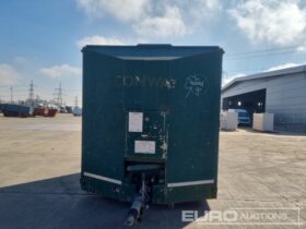 Securi-cabin Single Axle Welfare Unit, Kitchen, W/C, Drying Room, Stephill 6kVA Generator (Cannot Be Reconsigned) Containers For Auction: Leeds, UK – 30th April, 1st, 2nd & 3rd May 25 full
