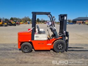 Unused 2025 Machpro MP-L30 Forklifts For Auction: Leeds, UK – 30th April, 1st, 2nd & 3rd May 25 full