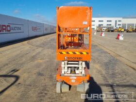 2019 Snorkel S3219E Manlifts For Auction: Leeds, UK – 30th April, 1st, 2nd & 3rd May 25 full