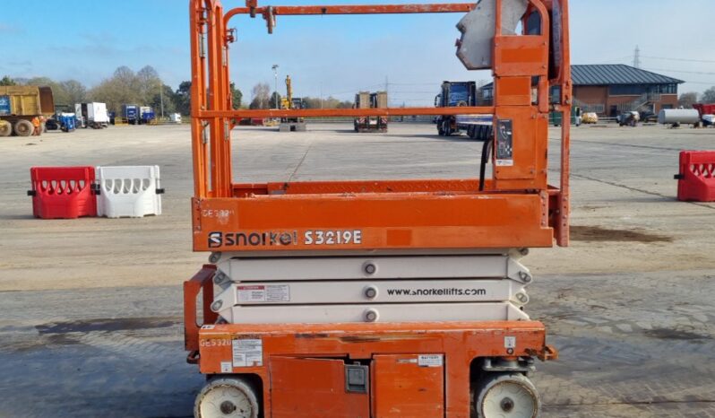 2019 Snorkel S3219E Manlifts For Auction: Leeds, UK – 30th April, 1st, 2nd & 3rd May 25 full