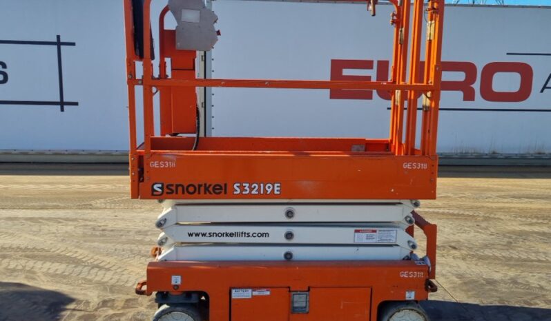 2019 Snorkel S3219E Manlifts For Auction: Leeds, UK – 30th April, 1st, 2nd & 3rd May 25 full