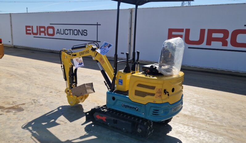 Unused 2024 DigMaster DM100 Micro Excavators For Auction: Leeds, UK – 30th April, 1st, 2nd & 3rd May 25 full
