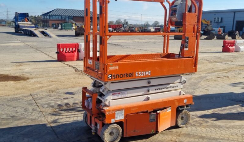 2019 Snorkel S3219E Manlifts For Auction: Leeds, UK – 30th April, 1st, 2nd & 3rd May 25 full