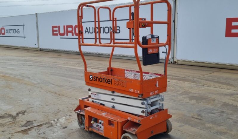 2018 Snorkel S3010E Manlifts For Auction: Leeds, UK – 30th April, 1st, 2nd & 3rd May 25 full