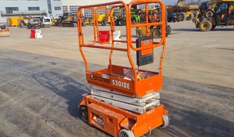 2018 Snorkel S3010E Manlifts For Auction: Leeds, UK – 30th April, 1st, 2nd & 3rd May 25 full