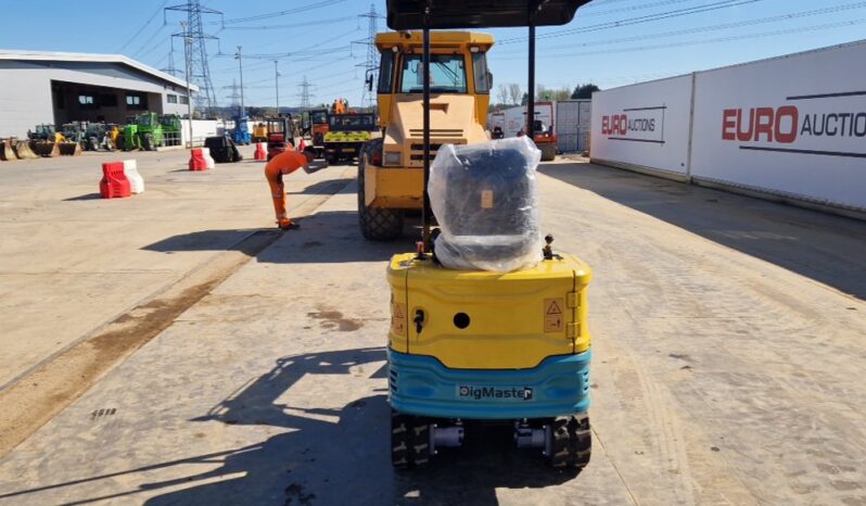 Unused 2024 DigMaster DM100 Micro Excavators For Auction: Leeds, UK – 30th April, 1st, 2nd & 3rd May 25 full