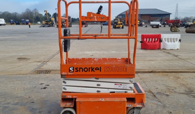 2018 Snorkel S3010E Manlifts For Auction: Leeds, UK – 30th April, 1st, 2nd & 3rd May 25 full