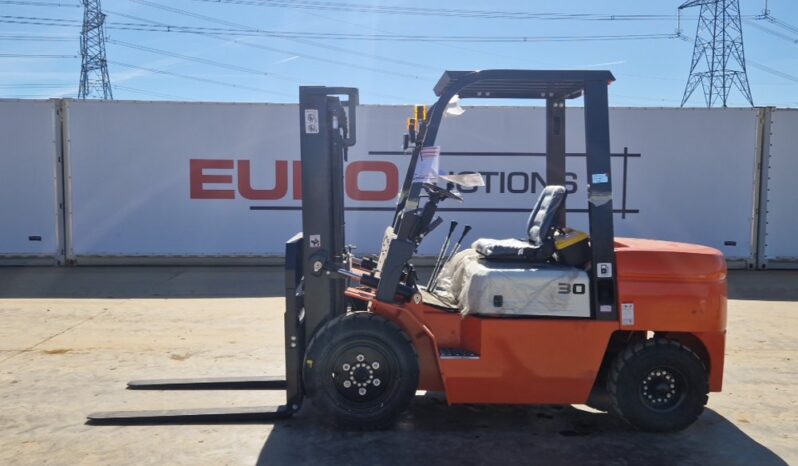 Unused 2025 Machpro MP-L30 Forklifts For Auction: Leeds, UK – 30th April, 1st, 2nd & 3rd May 25 full