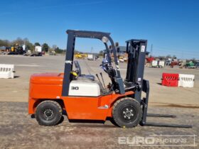 Unused 2025 Machpro MP-L30 Forklifts For Auction: Leeds, UK – 30th April, 1st, 2nd & 3rd May 25 full