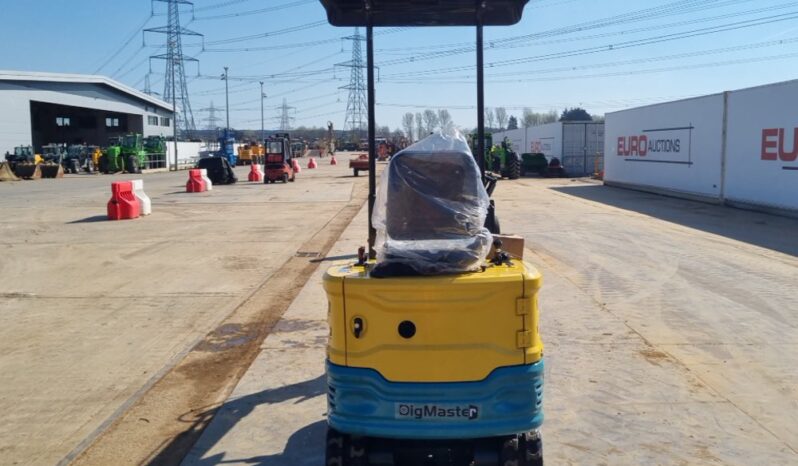 Unused 2025 DigMaster DM100 Micro Excavators For Auction: Leeds, UK – 30th April, 1st, 2nd & 3rd May 25 full
