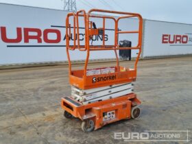 2018 Snorkel S3010E Manlifts For Auction: Leeds, UK – 30th April, 1st, 2nd & 3rd May 25