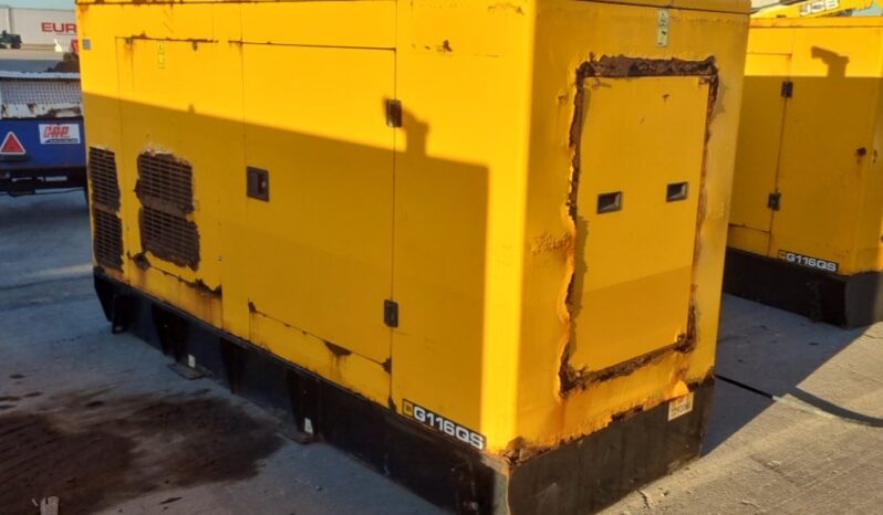 2012 JCB G116QS Generators For Auction: Leeds, UK – 30th April, 1st, 2nd & 3rd May 25 full