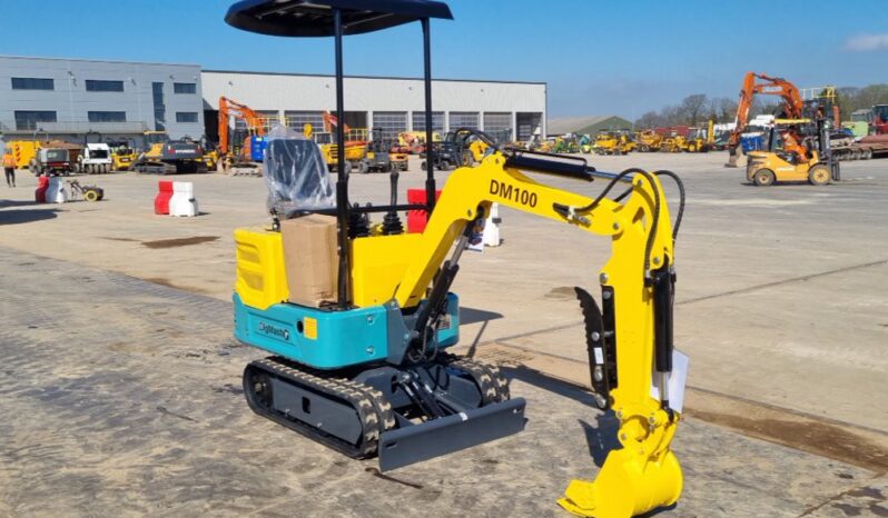 Unused 2025 DigMaster DM100 Micro Excavators For Auction: Leeds, UK – 30th April, 1st, 2nd & 3rd May 25 full