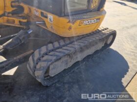 2018 JCB 8030ZTS Mini Excavators For Auction: Leeds, UK – 30th April, 1st, 2nd & 3rd May 25 full