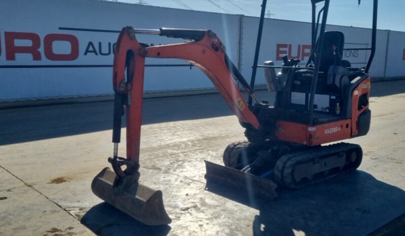 2017 Kubota KX018-4 Mini Excavators For Auction: Leeds, UK – 30th April, 1st, 2nd & 3rd May 25