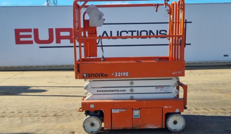 2019 Snorkel S3219E Manlifts For Auction: Leeds, UK – 30th April, 1st, 2nd & 3rd May 25 full