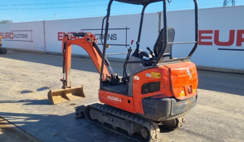 2017 Kubota KX018-4 Mini Excavators For Auction: Leeds, UK – 30th April, 1st, 2nd & 3rd May 25 full