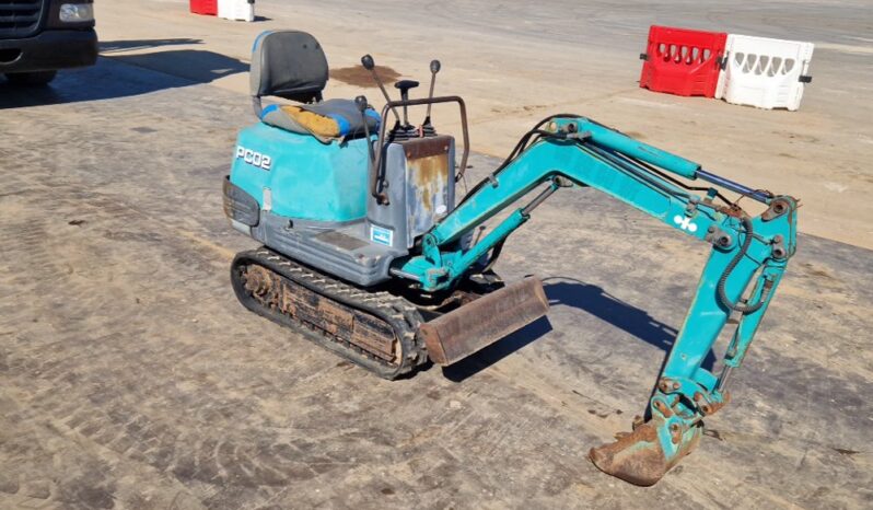 Komatsu PC02-1A Micro Excavators For Auction: Leeds, UK – 30th April, 1st, 2nd & 3rd May 25 full