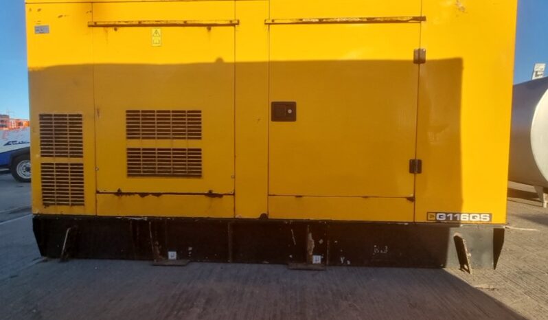 2019 JCB G116QS Generators For Auction: Leeds, UK – 30th April, 1st, 2nd & 3rd May 25 full