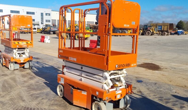 2019 Snorkel S3219E Manlifts For Auction: Leeds, UK – 30th April, 1st, 2nd & 3rd May 25 full