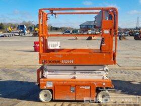 2019 Snorkel S3219E Manlifts For Auction: Leeds, UK – 30th April, 1st, 2nd & 3rd May 25 full